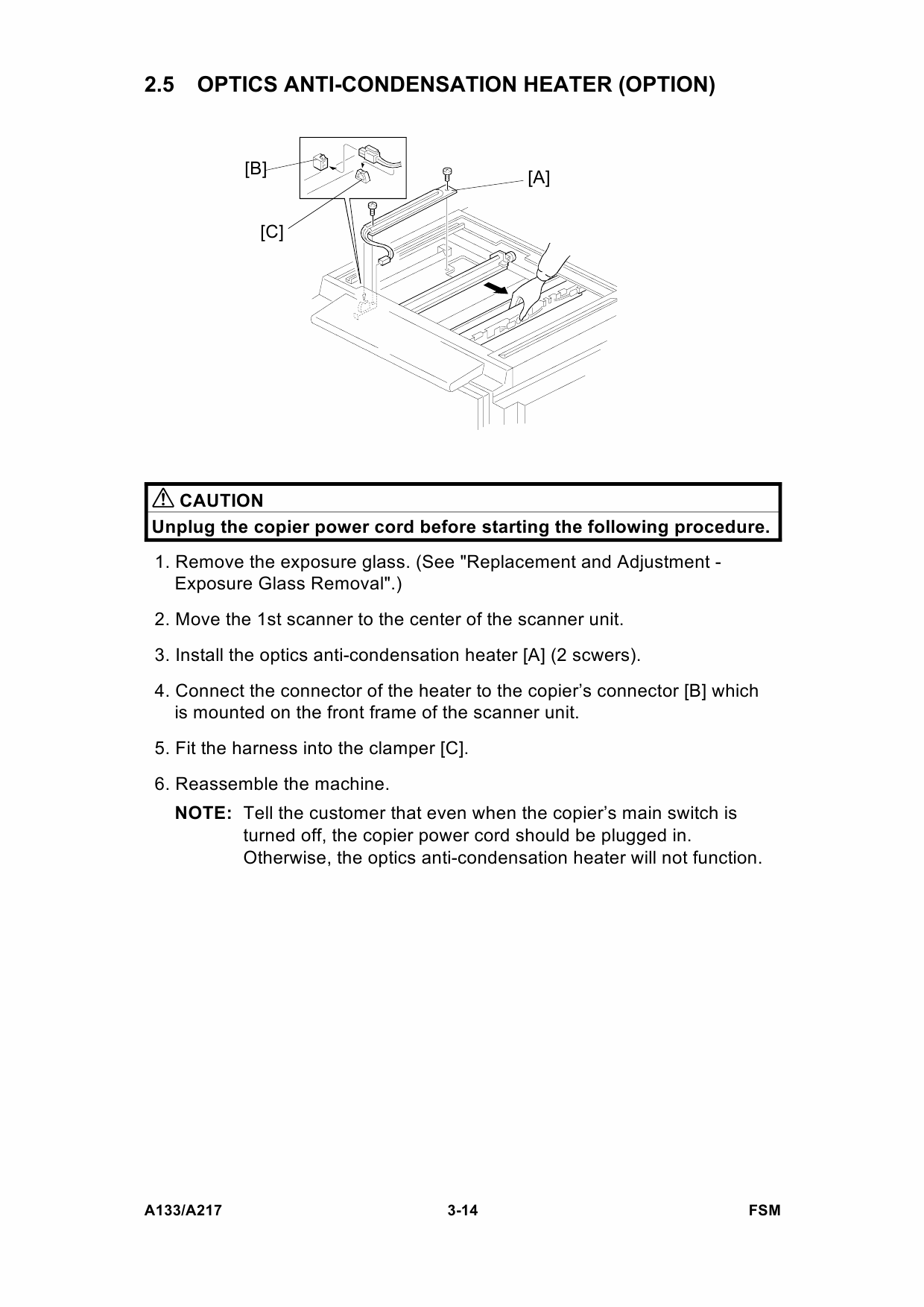 RICOH Aficio 400 500 A133-A217 Parts Service Manual-3